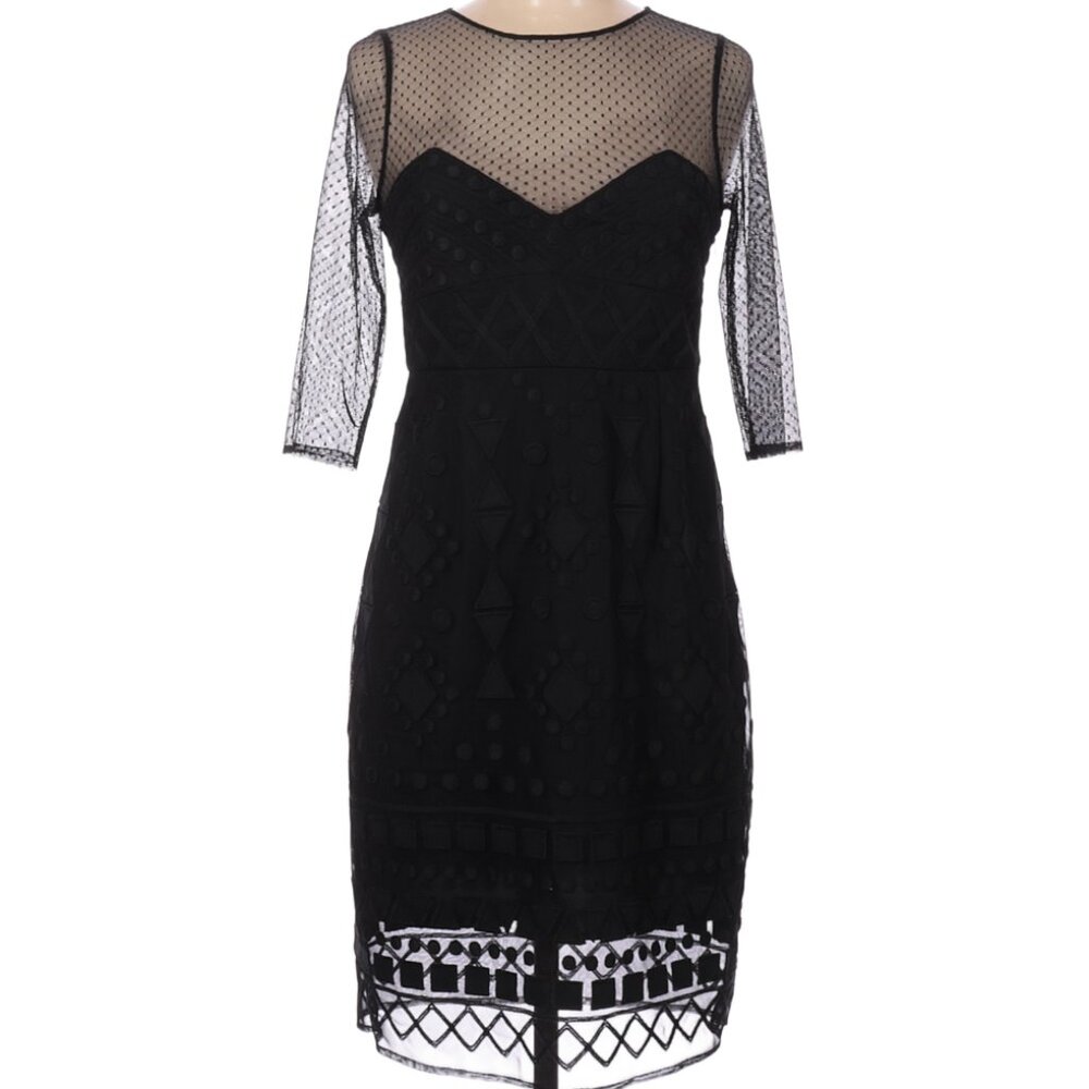 Catherine Malandrino Cocktail Dress, Black, Size 6